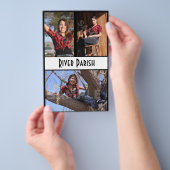 Comp Headshot Kaarten die modelleren (Hand)