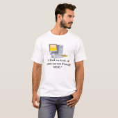 Comp, "In God vertrouwen we, alle anderen die we r T-shirt (Voorkant volledig)