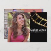 Comp-kaart met 2-zijdig hoofdopname voor een proce briefkaart (Voorkant / Achterkant)