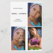 Comp Kaarten - model Sjabloon hoofdopname (Achterkant)