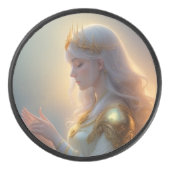 Compact and sleek puck, designed for seamless  hockey puck (Voorkant)