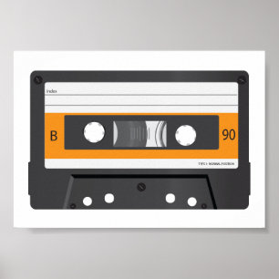 Compact Cassette poster. Poster