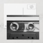 Compact Cassettebandje Briefkaart (Voorkant / Achterkant)