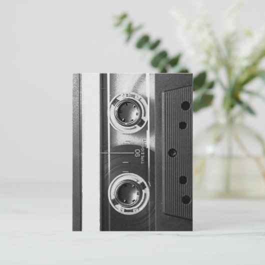 Compact Cassettebandje Briefkaart (Staand voorkant)