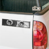 Compact Cassettebandje Bumpersticker (Op Truck)