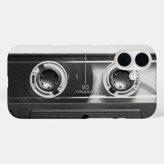 Compact Cassettebandje Case-Mate iPhone Case (Achterkant (horizontaal))