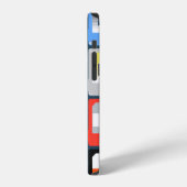Compact cassettes. Set. Illustratie in vintage sti iPhone Hoesje (Linkerkant)