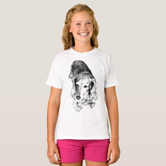 Compact. Committed. – Dachshund Ink T-shirt (Voorkant volledig)