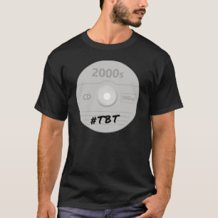 Compact Disc - CD Rom Throwback Thursday Computer T-shirt