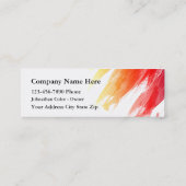 Compact schilderen Visitekaartjes (Achterkant)