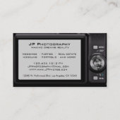 Compact Visitekaartje voor digitale camera fotogra (Achterkant)