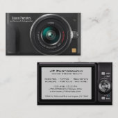 Compact Visitekaartje voor digitale camera fotogra (Voorkant / Achterkant)