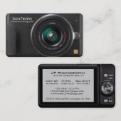 Compact Visitekaartje voor digitale camera fotogra (Voorkant / Achterkant)