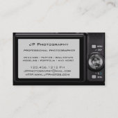 Compact Visitekaartje voor digitale camera fotogra (Achterkant)