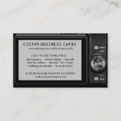 Compact Visitekaartje voor digitale camera fotogra (Achterkant)