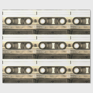 Compacte Cassetteband Oud Retro Vintage Cadeaupapier
