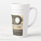 Compacte Cassetteband Oud Retro Vintage Latte Mok (Rechts)