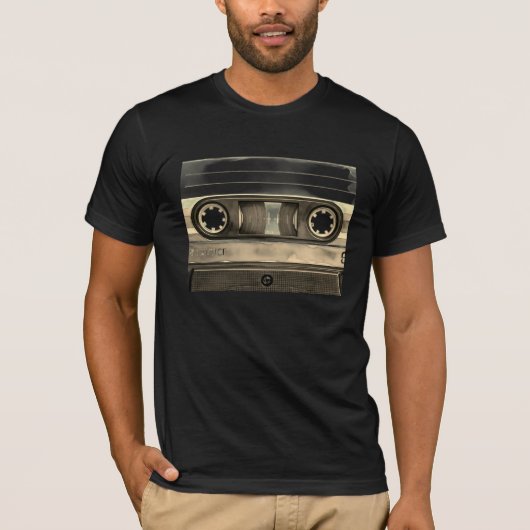 Compacte Cassetteband Oud Retro Vintage T-shirt (Voorkant)