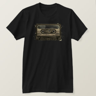 Compacte Cassetteband Oud Retro Vintage T-shirt