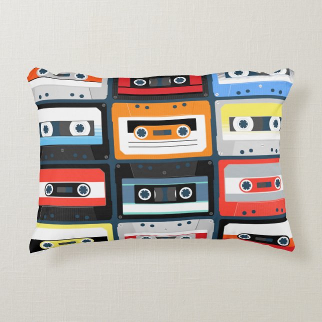 Compacte cassettes. Instellen.  afbeelding vlak Accent Kussen (Voorkant)