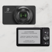 Compacte digitale camera fotografie-Visitekaartjes Visitekaartje (Voorkant / Achterkant)