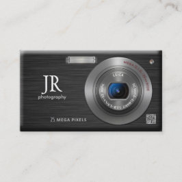 Compacte digitale camera professionele fotograaf visitekaartje