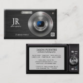 Compacte digitale camera professionele fotograaf visitekaartje (Voorkant / Achterkant)