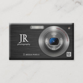 Compacte digitale camera professionele fotograaf visitekaartje