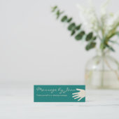 Compacte massagethema visitekaartjes (Staand voorkant)