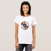 Compacte schijf t-shirt (Voorkant volledig)