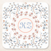 compacte spiegel kartonnen onderzetters (Voorkant)