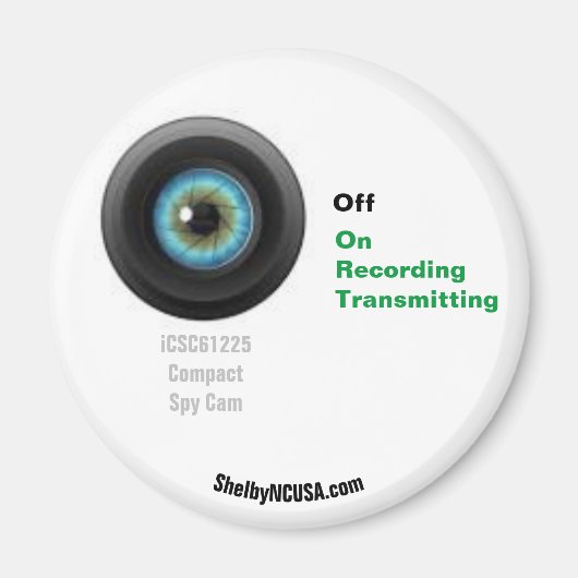 Compacte Spy Cam Koelkast Magneet (Voorkant)