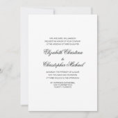 Compacte traditionele elegantie (geen ontvangst) kaart (Voorkant)