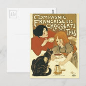 Compagnie Chocalats  Advertisement French Briefkaart (Voorkant / Achterkant)