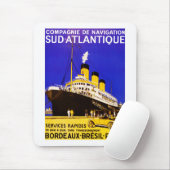 Compagnie De Navigation Sud Atlantique Muismat (Met muis)