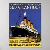 Compagnie de Navigation Sud-Atlantique Poster (Voorkant)