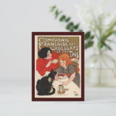 Compagnie Francaise Des Chocolats Briefkaart (Staand voorkant)