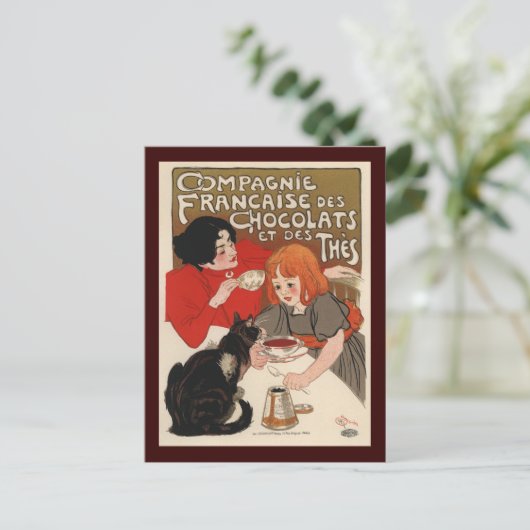 Compagnie Francaise Des Chocolats Briefkaart (Staand voorkant)