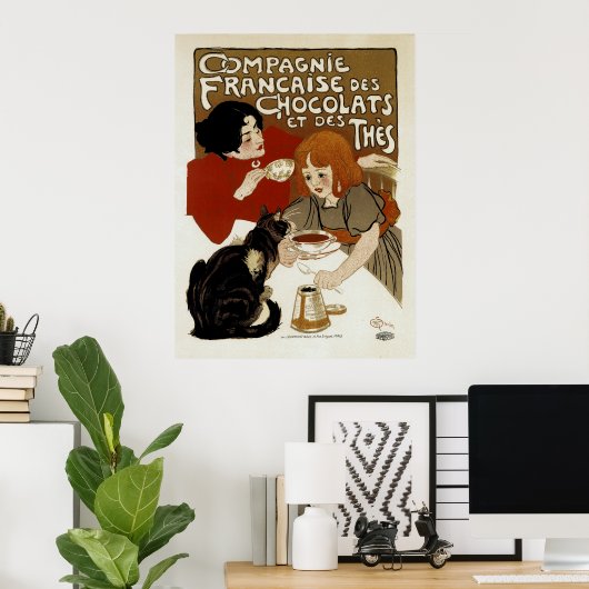 Compagnie Francaise des Chocolats Poster (Thuiskantoor)