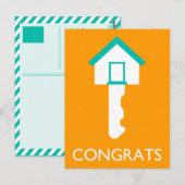 compagnie huissleutel briefkaart (Voorkant / Achterkant)