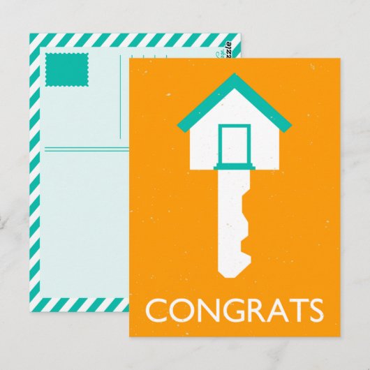 compagnie huissleutel briefkaart (Voorkant / Achterkant)