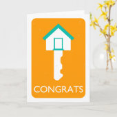 compagnie huissleutel kaart (Gele Bloem)