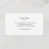 Companion Caregiver Persoonlijke Zorg Aide Visitekaartje (Achterkant)