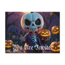 Companion van pompoenpatch skelet