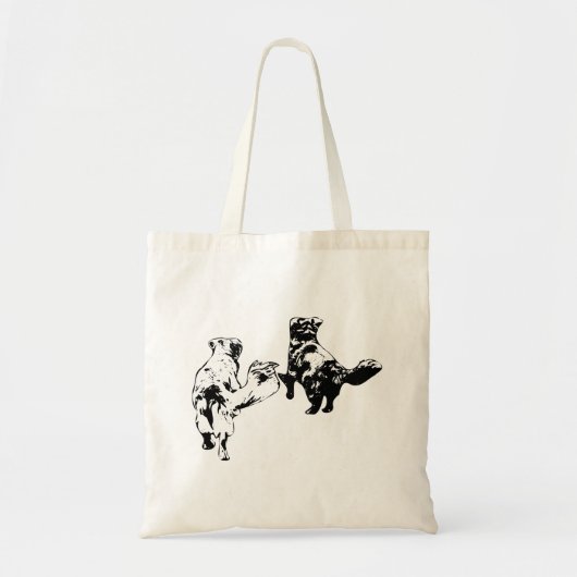 Companions van de pompoenwandeling tote bag (Voorkant)