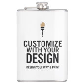 Company Branded Custom Minimalist Personalized Heupfles (Voorkant)