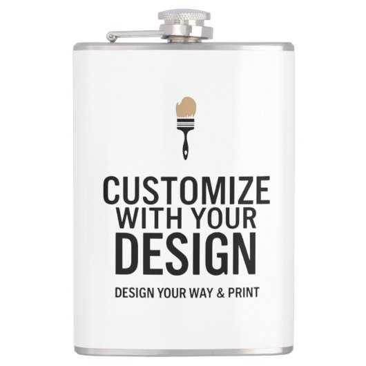 Company Branded Custom Minimalist Personalized   Heupfles (Voorkant)