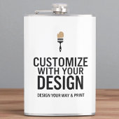 Company Branded Custom Minimalist Personalized   Heupfles