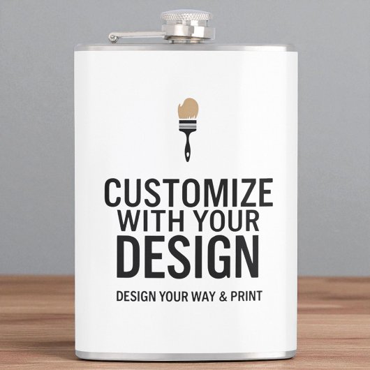 Company Branded Custom Minimalist Personalized Heupfles