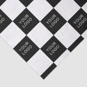 Company Business Branded Logo Pattern Kraft Tissuepapier (Detail)